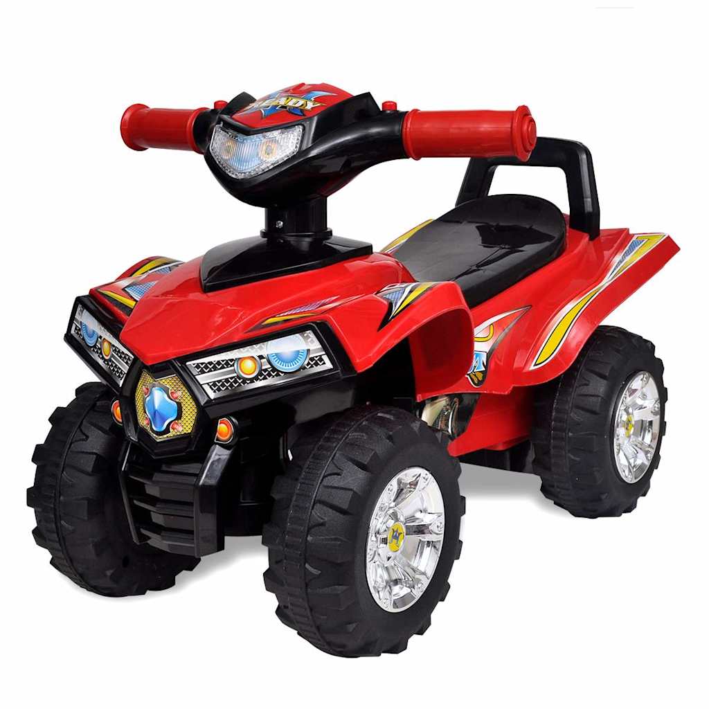 Loopquad met licht en geluid rood is nu te koop bij PeponiXL, paradijselijk wonen!