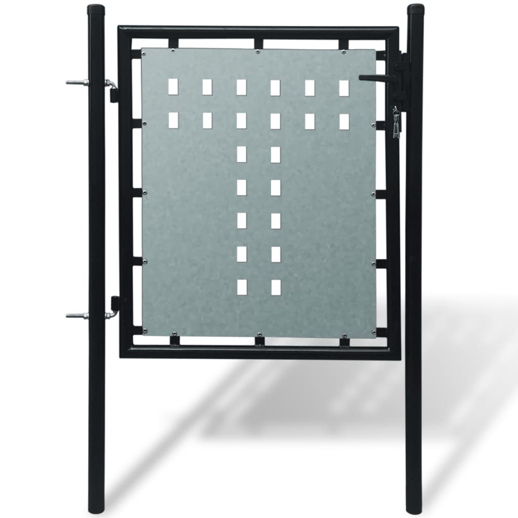 Zwarte enkele deur 100x100 cm is nu te koop bij PeponiXL, paradijselijk wonen!