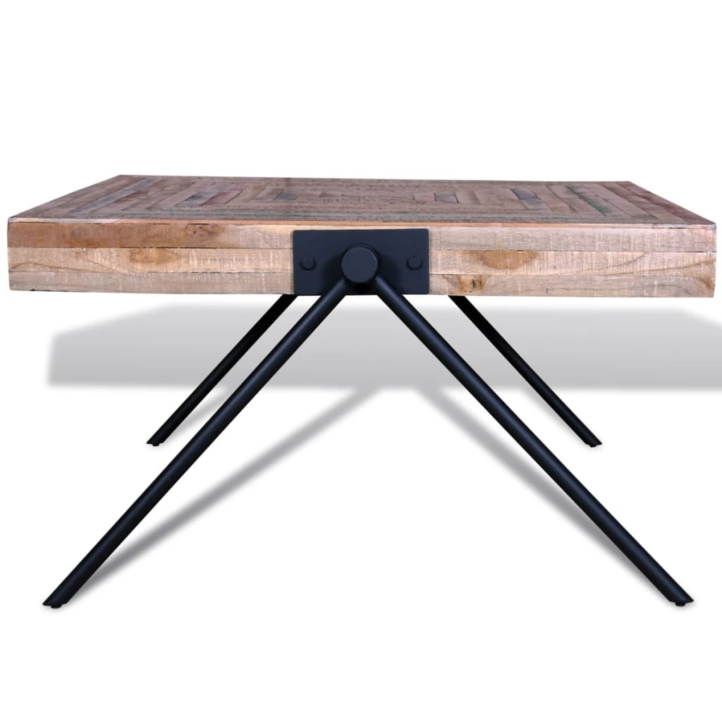 Salontafel met V-vormige poten gerecycled teakhout is nu te koop bij PeponiXL, paradijselijk wonen!