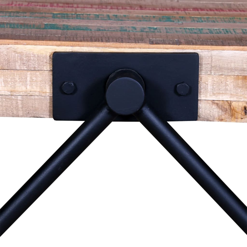 Salontafel met V-vormige poten gerecycled teakhout is nu te koop bij PeponiXL, paradijselijk wonen!