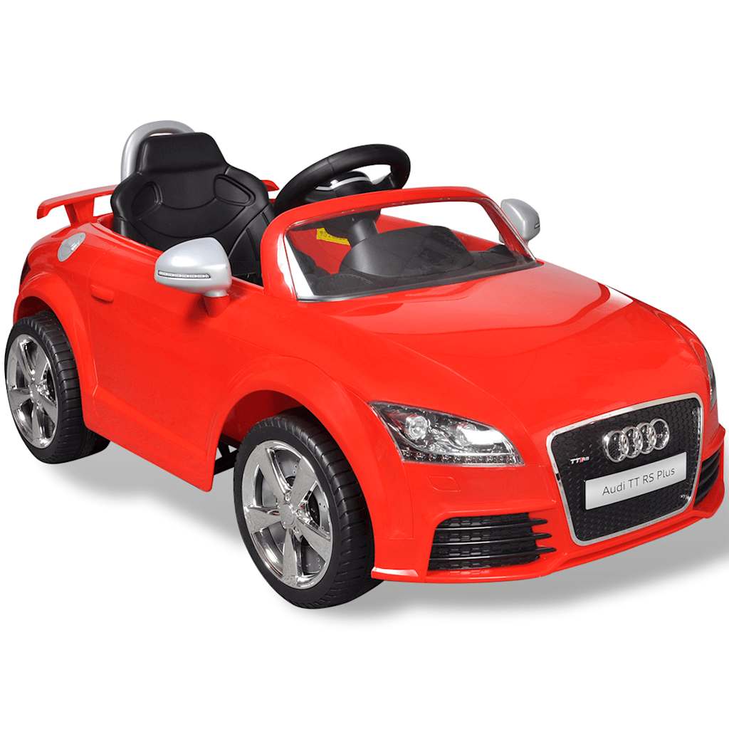 Kinderauto elektrisch met afstandsbediening Audi TT RS rood is nu te koop bij PeponiXL, paradijselijk wonen!