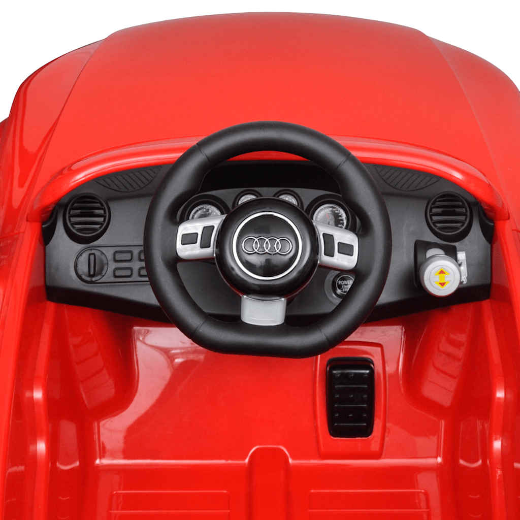 Kinderauto elektrisch met afstandsbediening Audi TT RS rood is nu te koop bij PeponiXL, paradijselijk wonen!