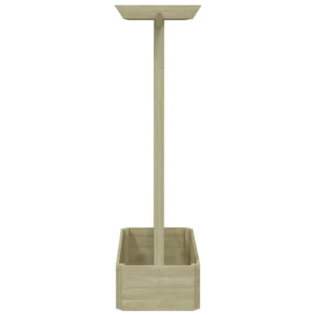 Pergola plantenbak 162x56x204 cm hout is nu te koop bij PeponiXL, paradijselijk wonen!