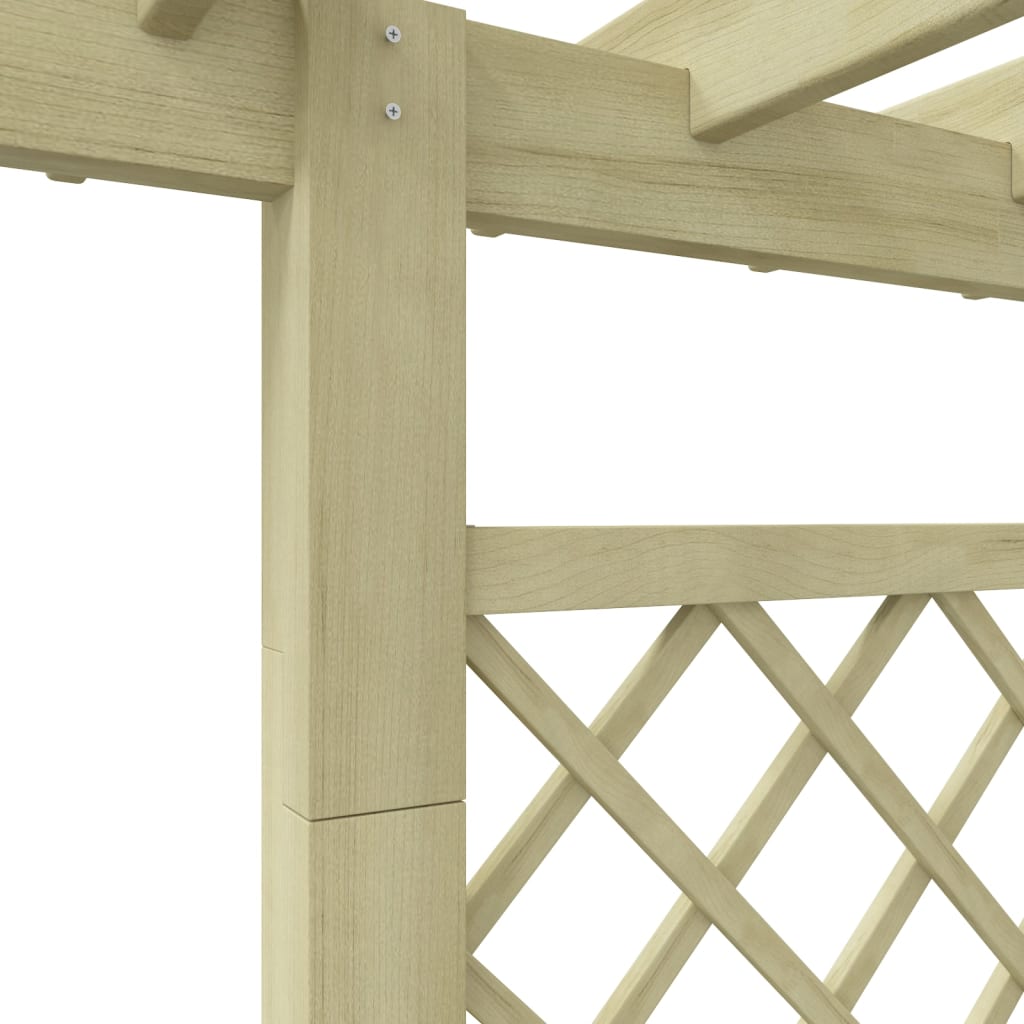 Pergola plantenbak 162x56x204 cm hout is nu te koop bij PeponiXL, paradijselijk wonen!