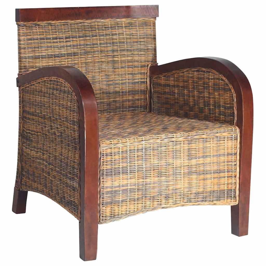 Fauteuil handgeweven rattan is nu te koop bij PeponiXL, paradijselijk wonen!