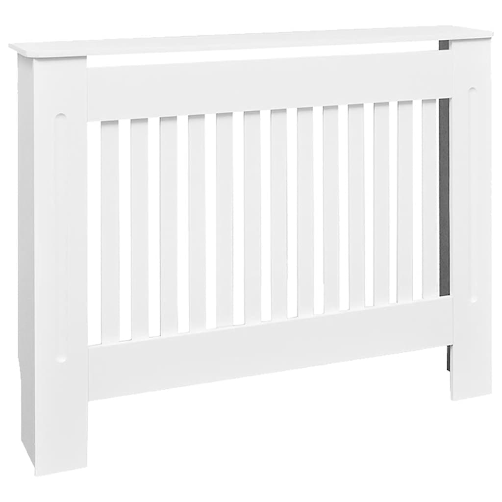 Radiatorombouw 112 cm bewerkt hout wit is nu te koop bij PeponiXL, paradijselijk wonen!