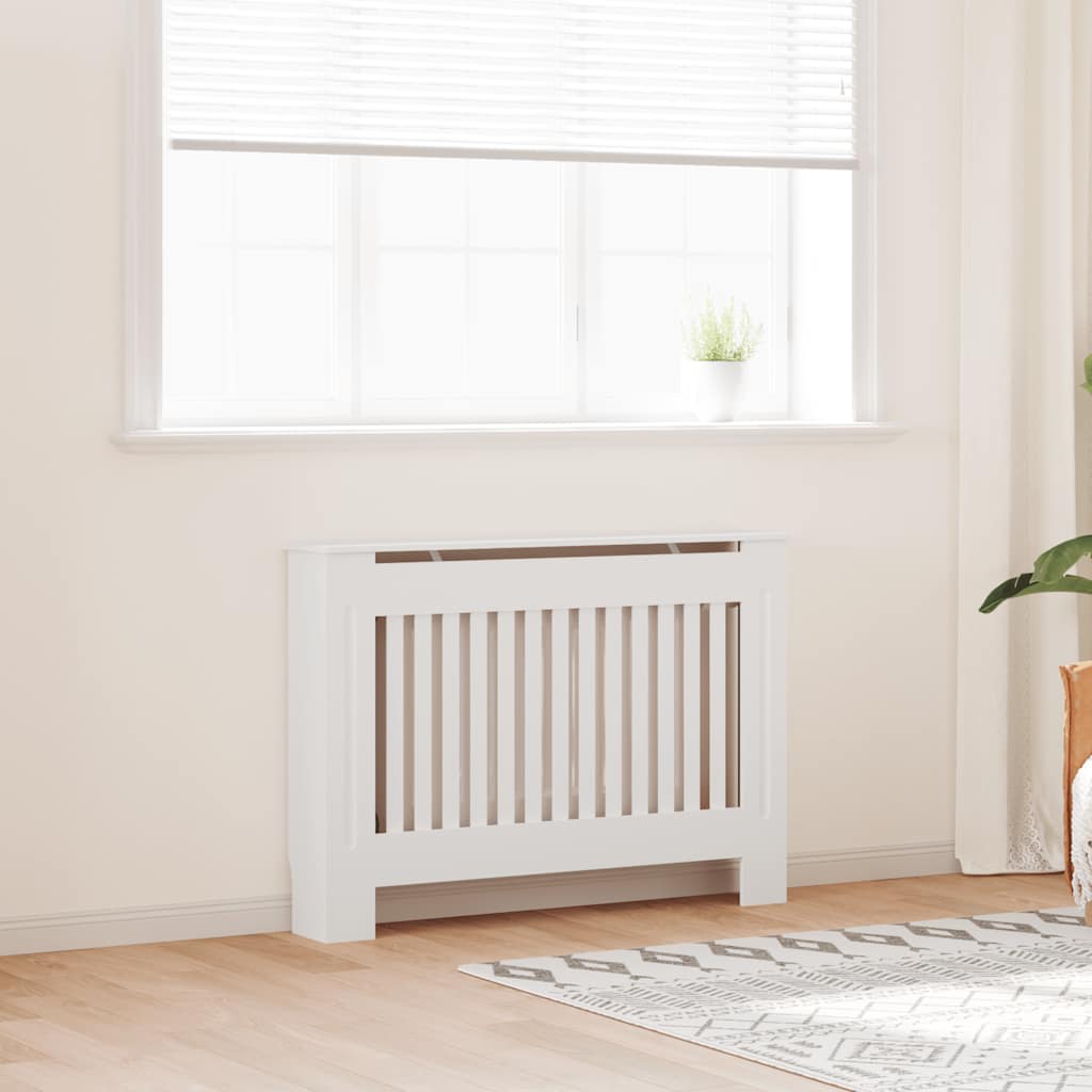 Radiatorombouw 112 cm bewerkt hout wit is nu te koop bij PeponiXL, paradijselijk wonen!