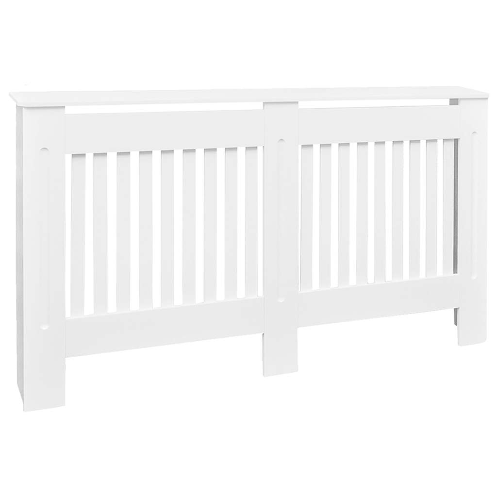 Radiatorombouw 152 cm bewerkt hout wit is nu te koop bij PeponiXL, paradijselijk wonen!