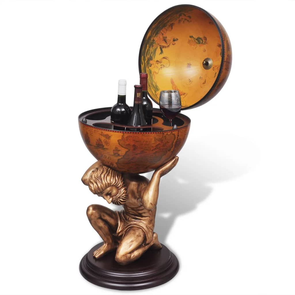 Globebar Atlas 42x42x85 cm is nu te koop bij PeponiXL, paradijselijk wonen!