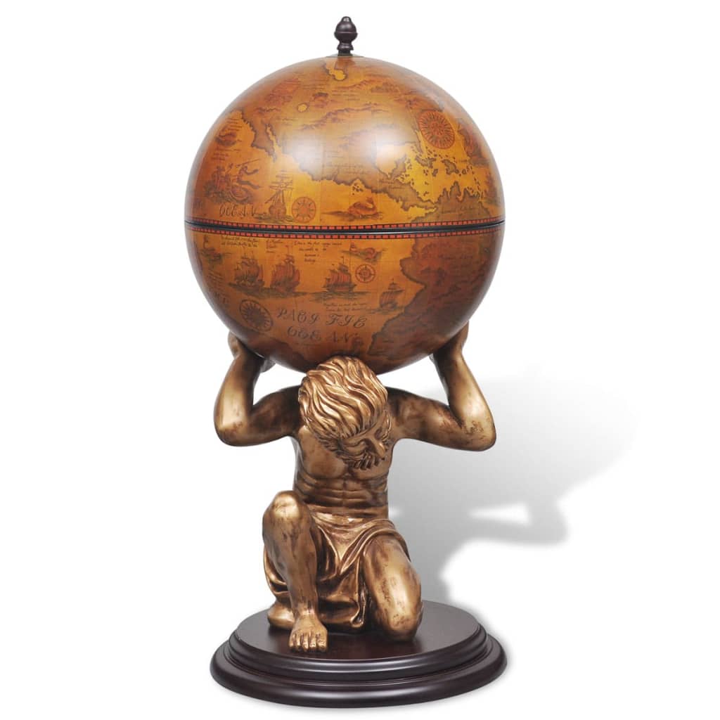 Globebar Atlas 42x42x85 cm is nu te koop bij PeponiXL, paradijselijk wonen!
