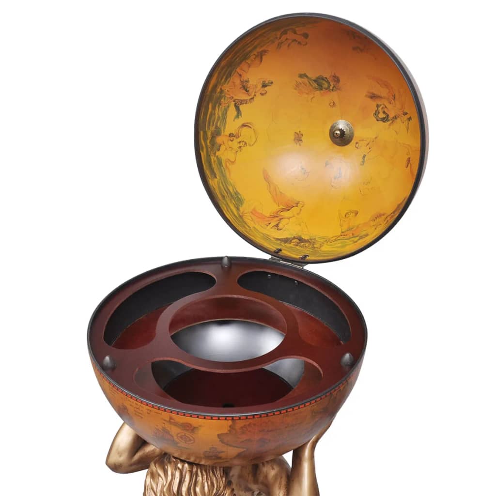Globebar Atlas 42x42x85 cm is nu te koop bij PeponiXL, paradijselijk wonen!
