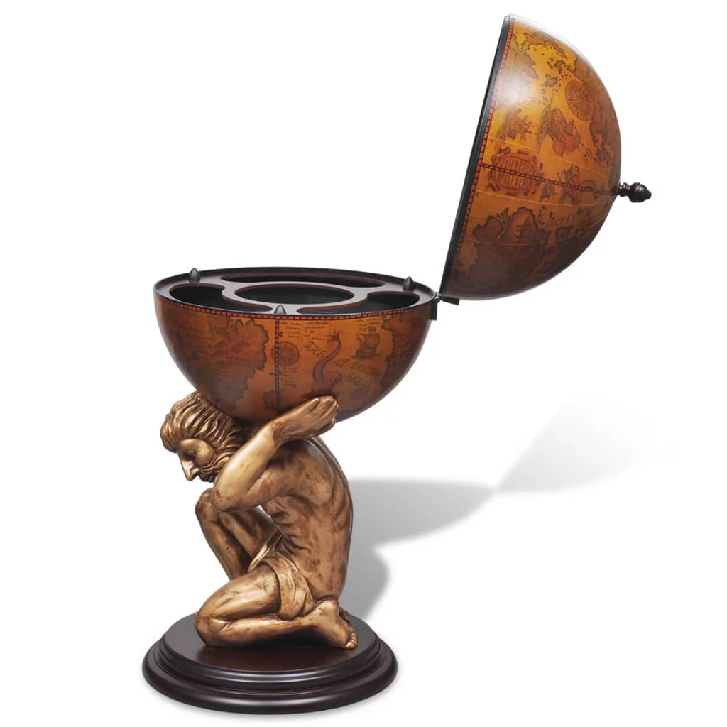 Globebar Atlas 42x42x85 cm is nu te koop bij PeponiXL, paradijselijk wonen!