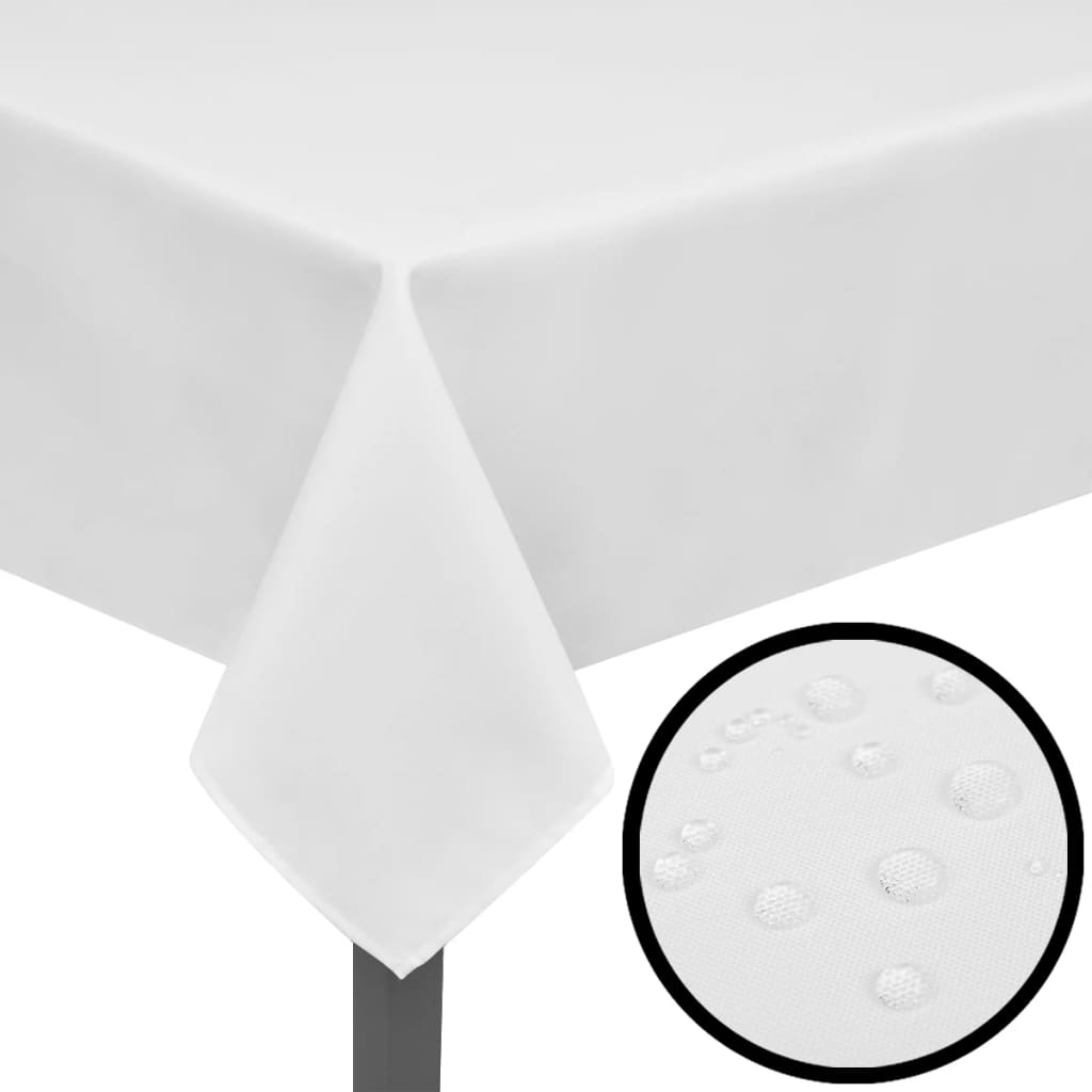 Tafelkleden wit 5 stuks 130 x 130 cm is nu te koop bij PeponiXL, paradijselijk wonen!