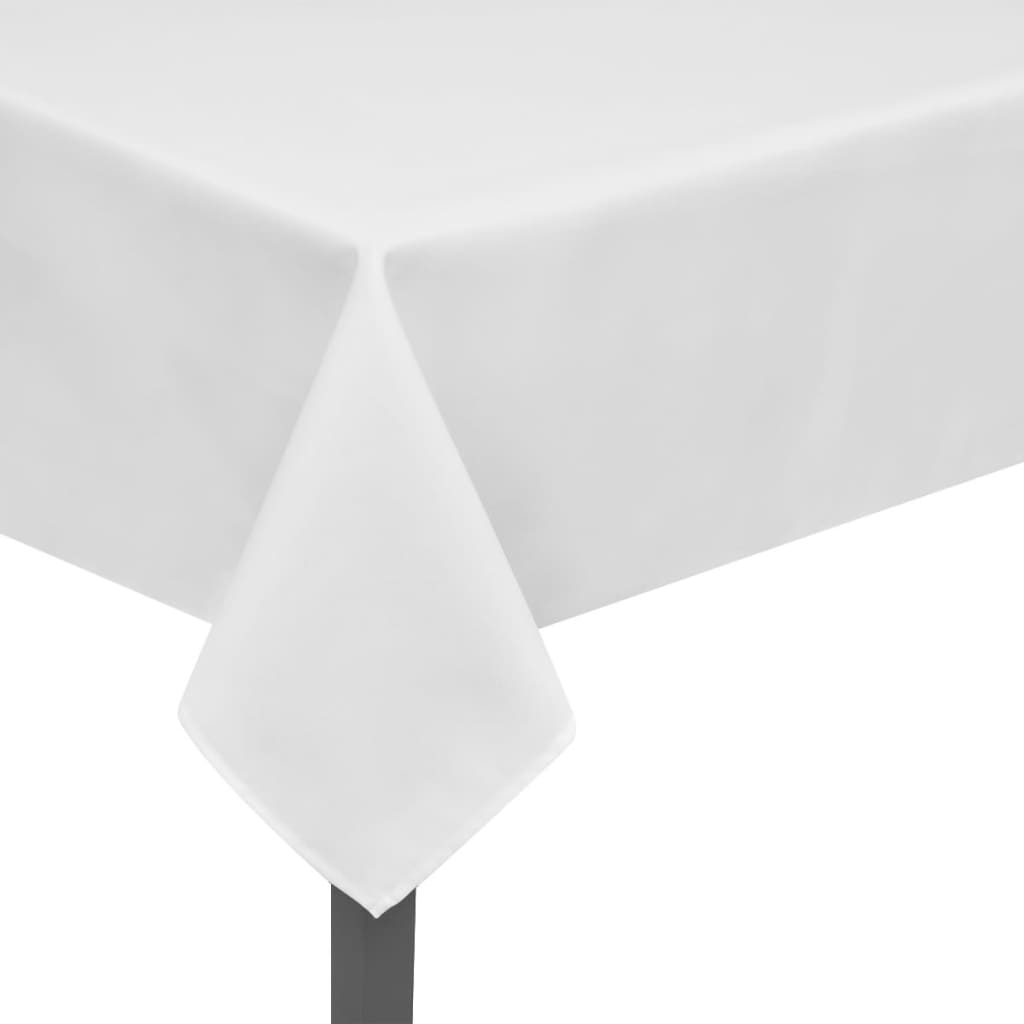 Tafelkleden wit 5 stuks 250 x 130 cm is nu te koop bij PeponiXL, paradijselijk wonen!