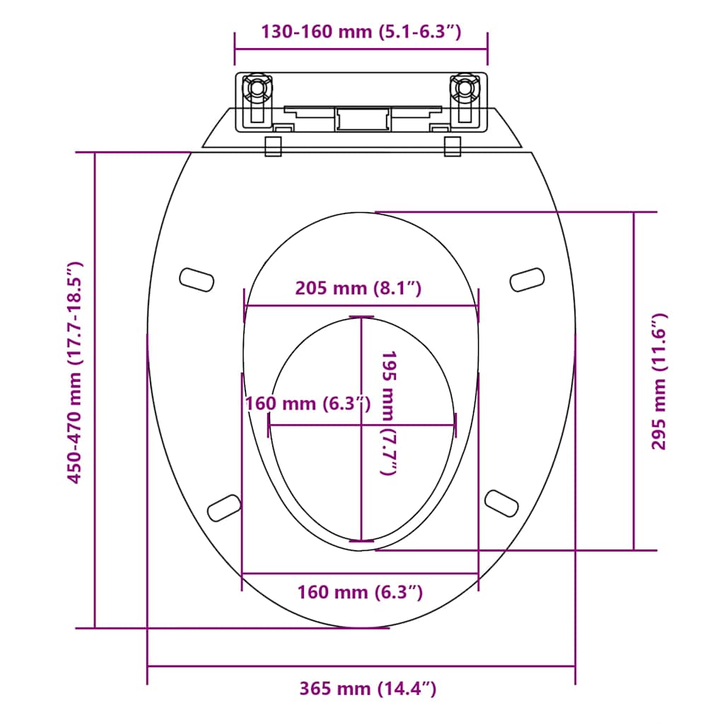 Toiletbril soft-close ovaal wit is nu te koop bij PeponiXL, paradijselijk wonen!