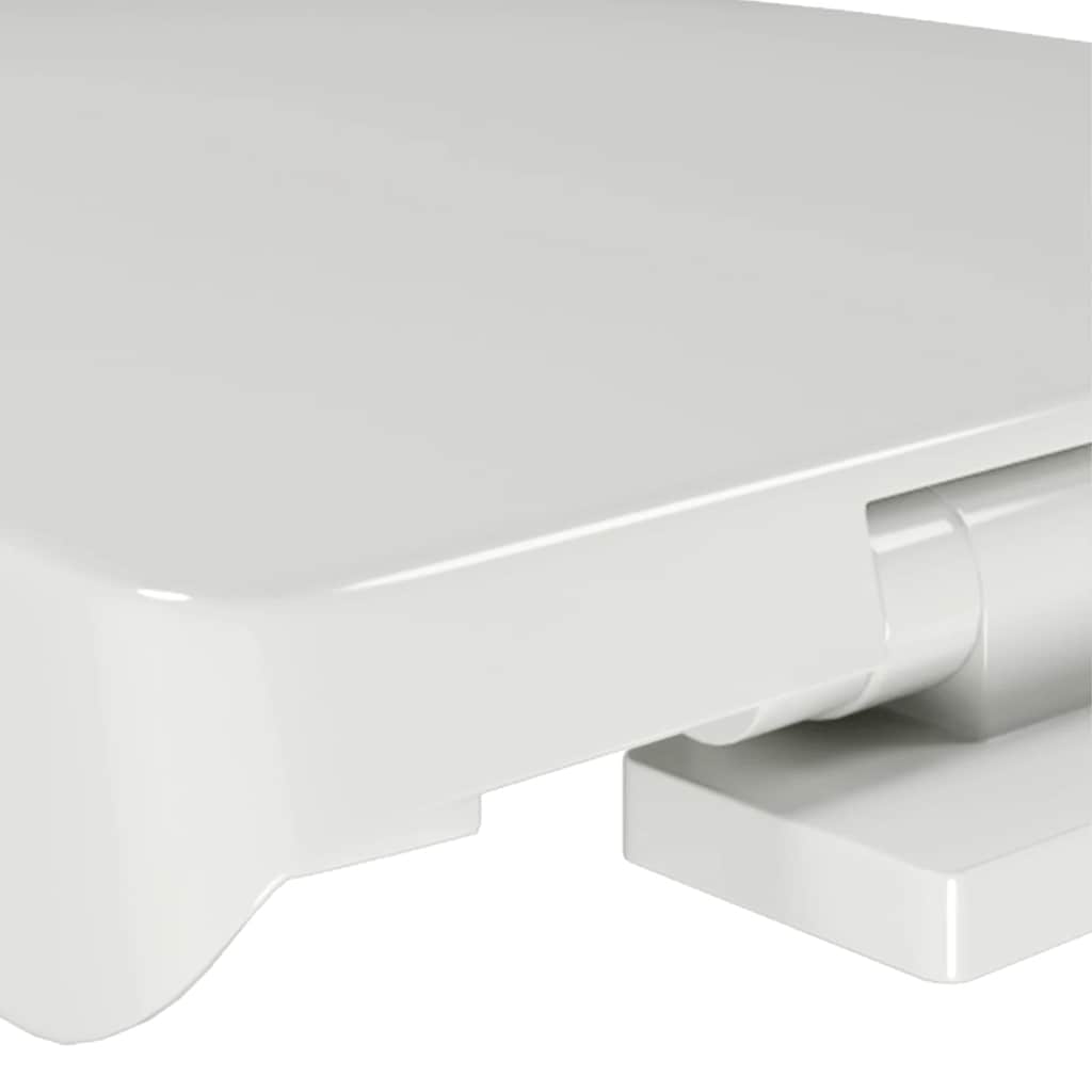 Toiletbril soft-close vierkant wit is nu te koop bij PeponiXL, paradijselijk wonen!