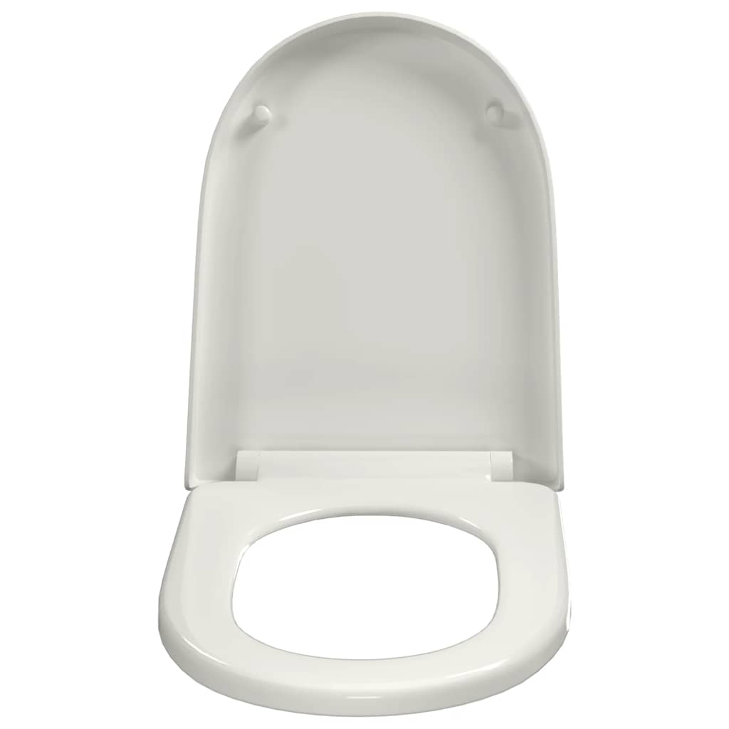 Toiletbril soft-close met quick-release ontwerp vierkant wit is nu te koop bij PeponiXL, paradijselijk wonen!