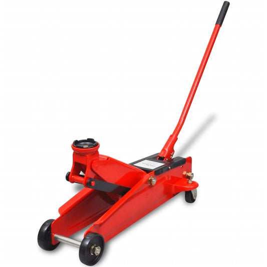Hydraulische vloerkrik laag profiel 3 ton rood is nu te koop bij PeponiXL, paradijselijk wonen!