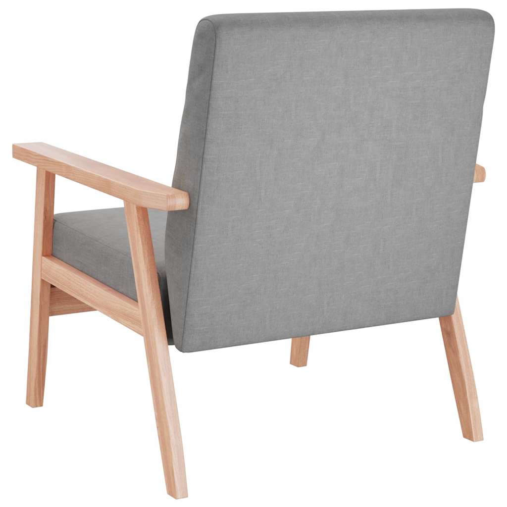 Fauteuil stof lichtgrijs is nu te koop bij PeponiXL, paradijselijk wonen!