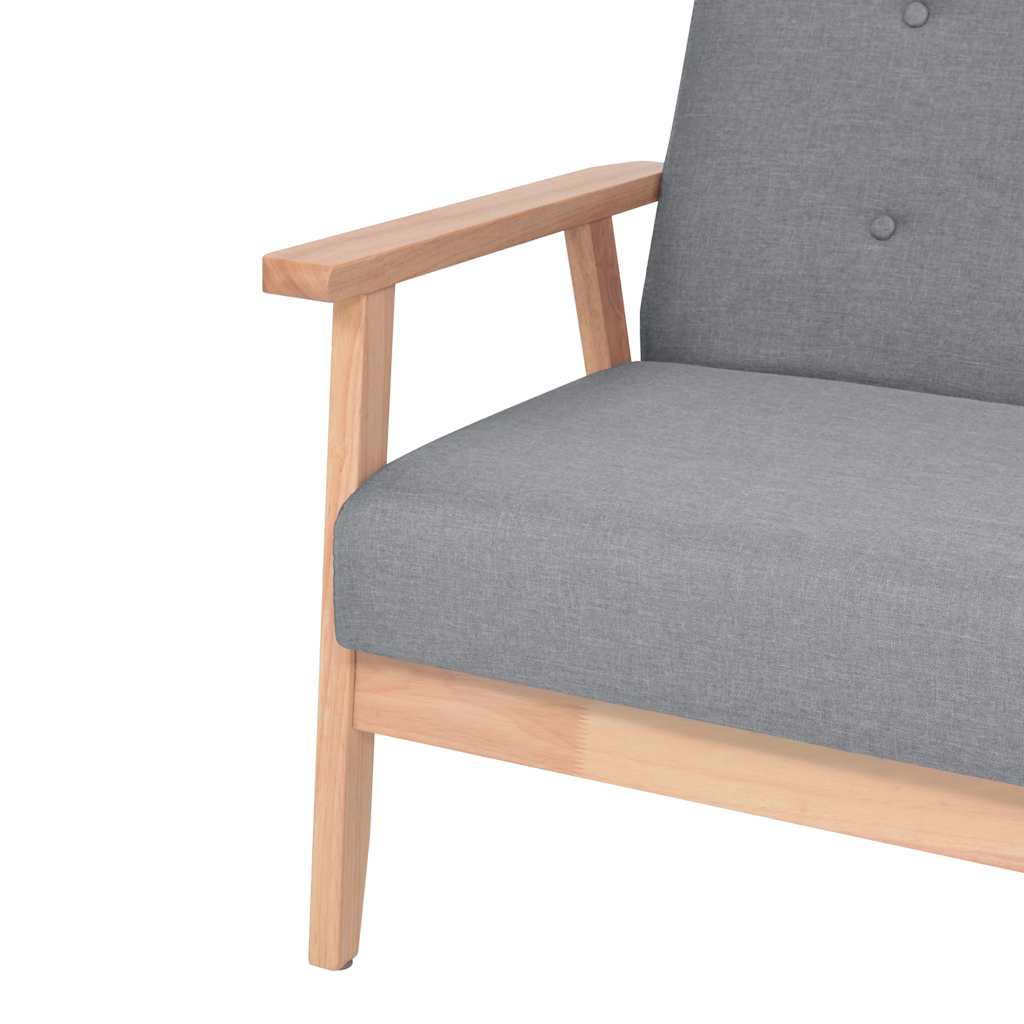 Fauteuil stof lichtgrijs is nu te koop bij PeponiXL, paradijselijk wonen!