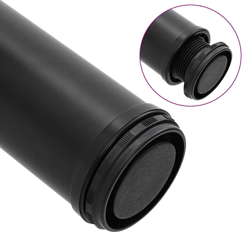 Tafelpoten in hoogte verstelbaar zwart 710 mm 4 st is nu te koop bij PeponiXL, paradijselijk wonen!