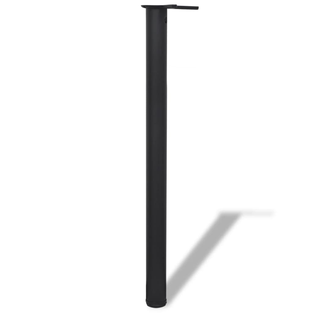 Tafelpoten in hoogte verstelbaar zwart 870 mm 4 st is nu te koop bij PeponiXL, paradijselijk wonen!