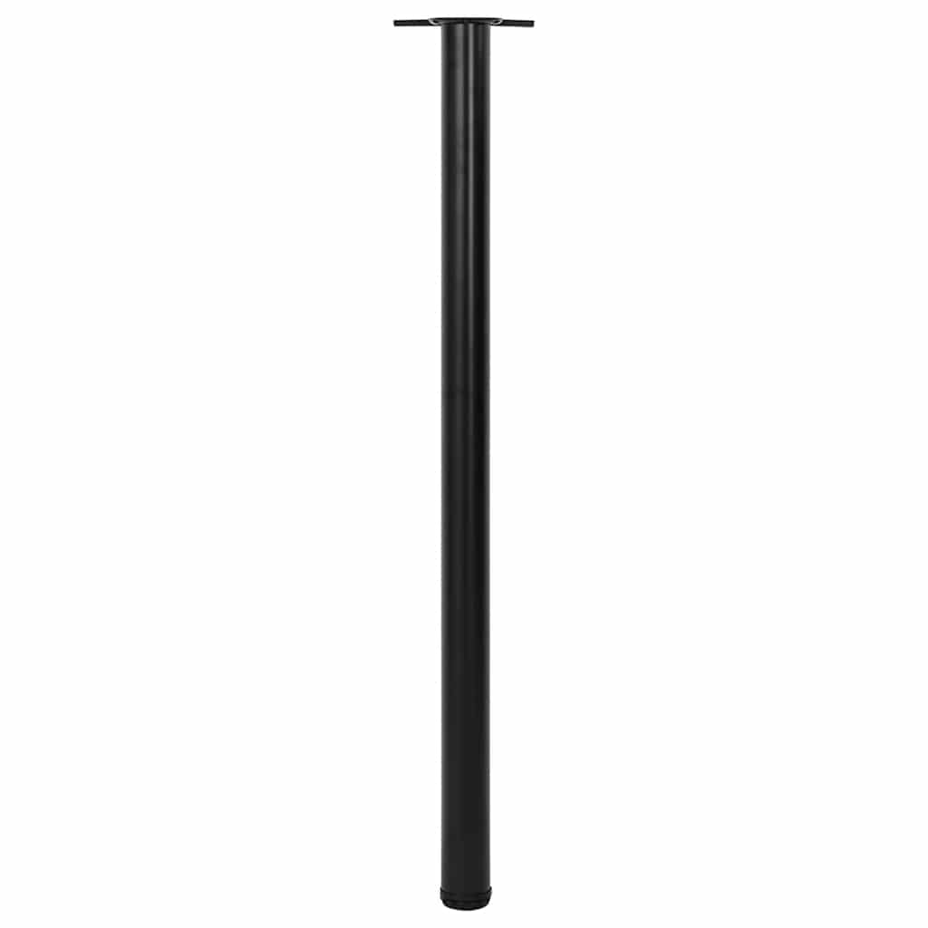 Tafelpoten in hoogte verstelbaar zwart 1100 mm 4 st is nu te koop bij PeponiXL, paradijselijk wonen!