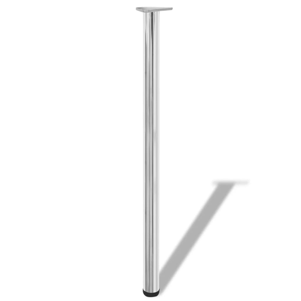 Tafelpoten in hoogte verstelbaar chroom 1100 mm 4 st is nu te koop bij PeponiXL, paradijselijk wonen!