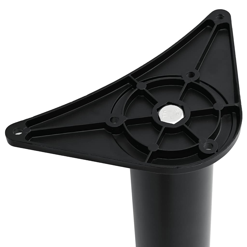 Tafelpoten in hoogte verstelbaar zwart 710 mm 4 st is nu te koop bij PeponiXL, paradijselijk wonen!
