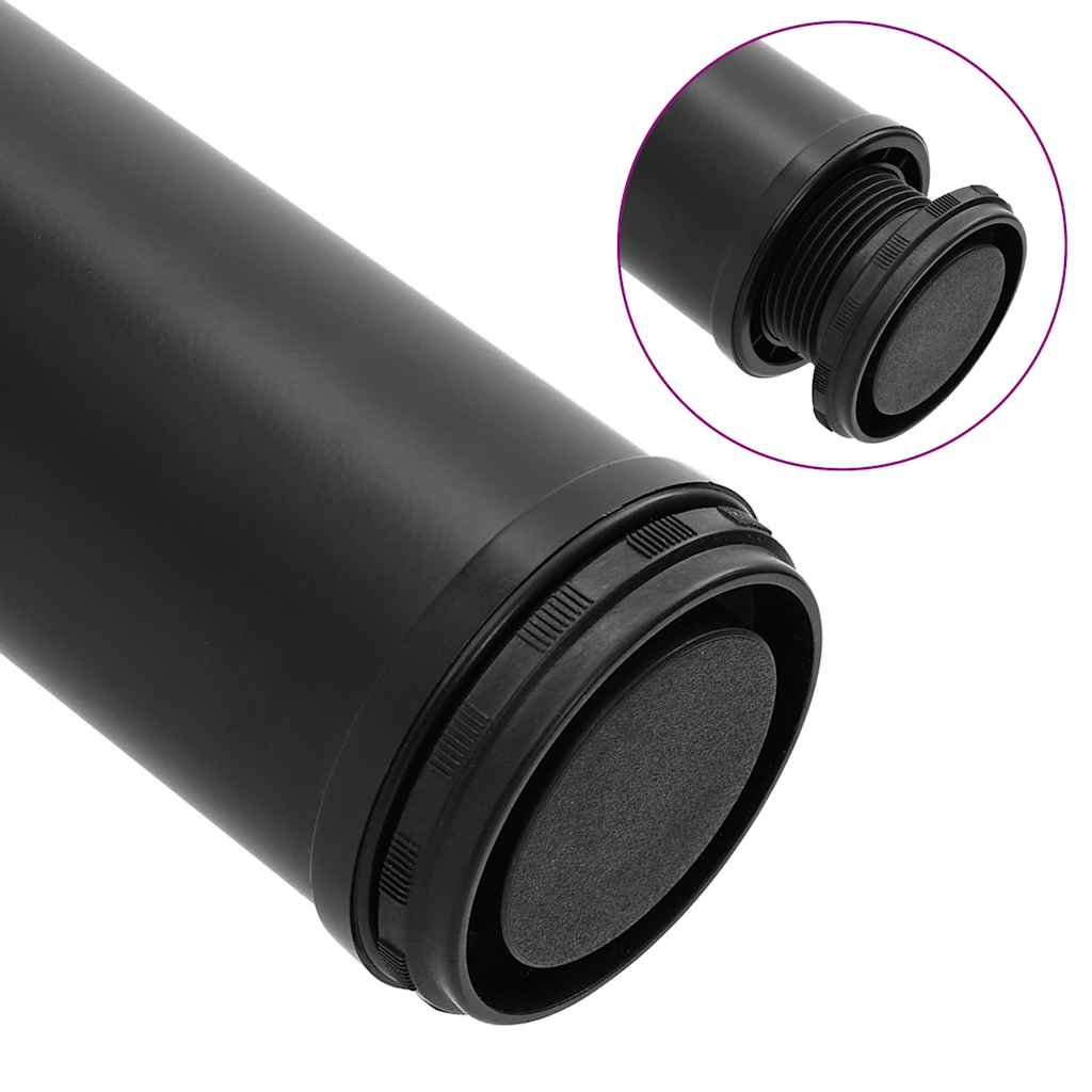 Tafelpoten in hoogte verstelbaar zwart 710 mm 4 st is nu te koop bij PeponiXL, paradijselijk wonen!
