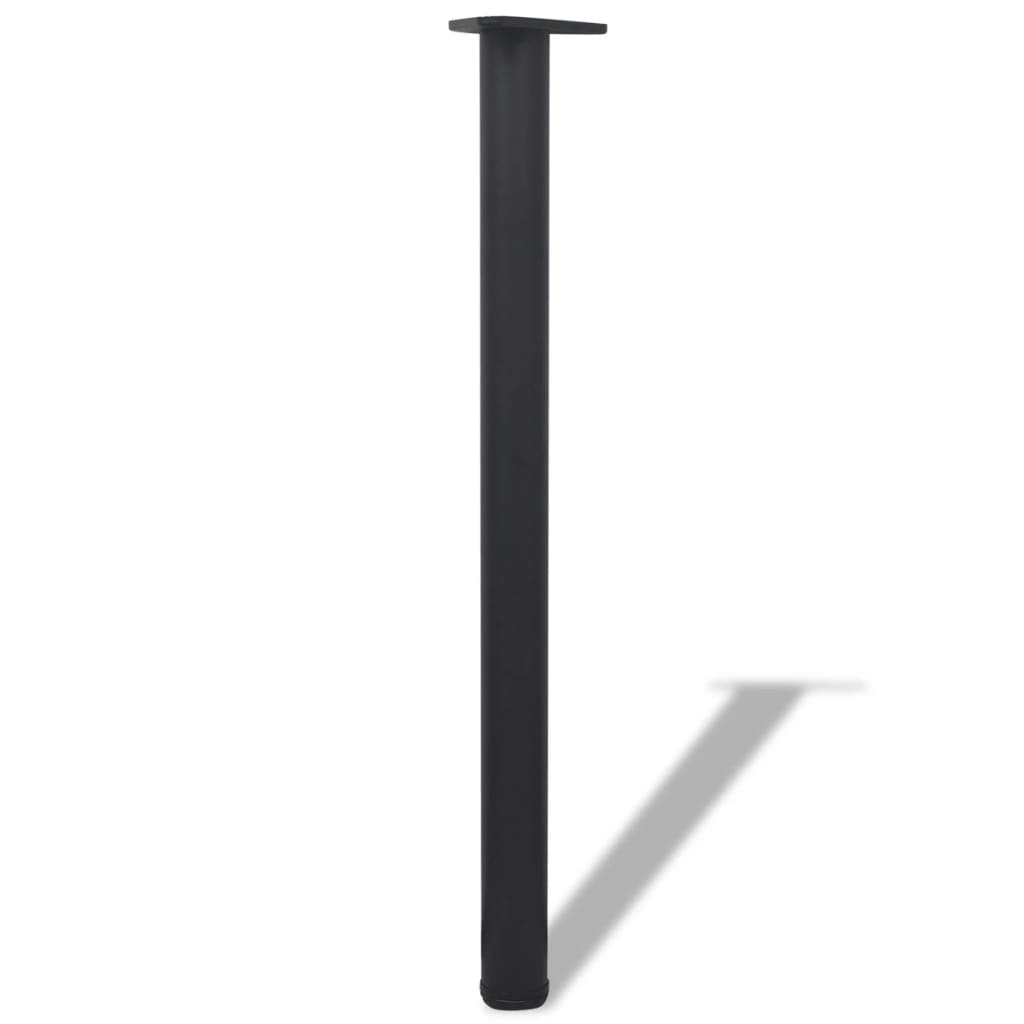 Tafelpoten in hoogte verstelbaar zwart 870 mm 4 st is nu te koop bij PeponiXL, paradijselijk wonen!