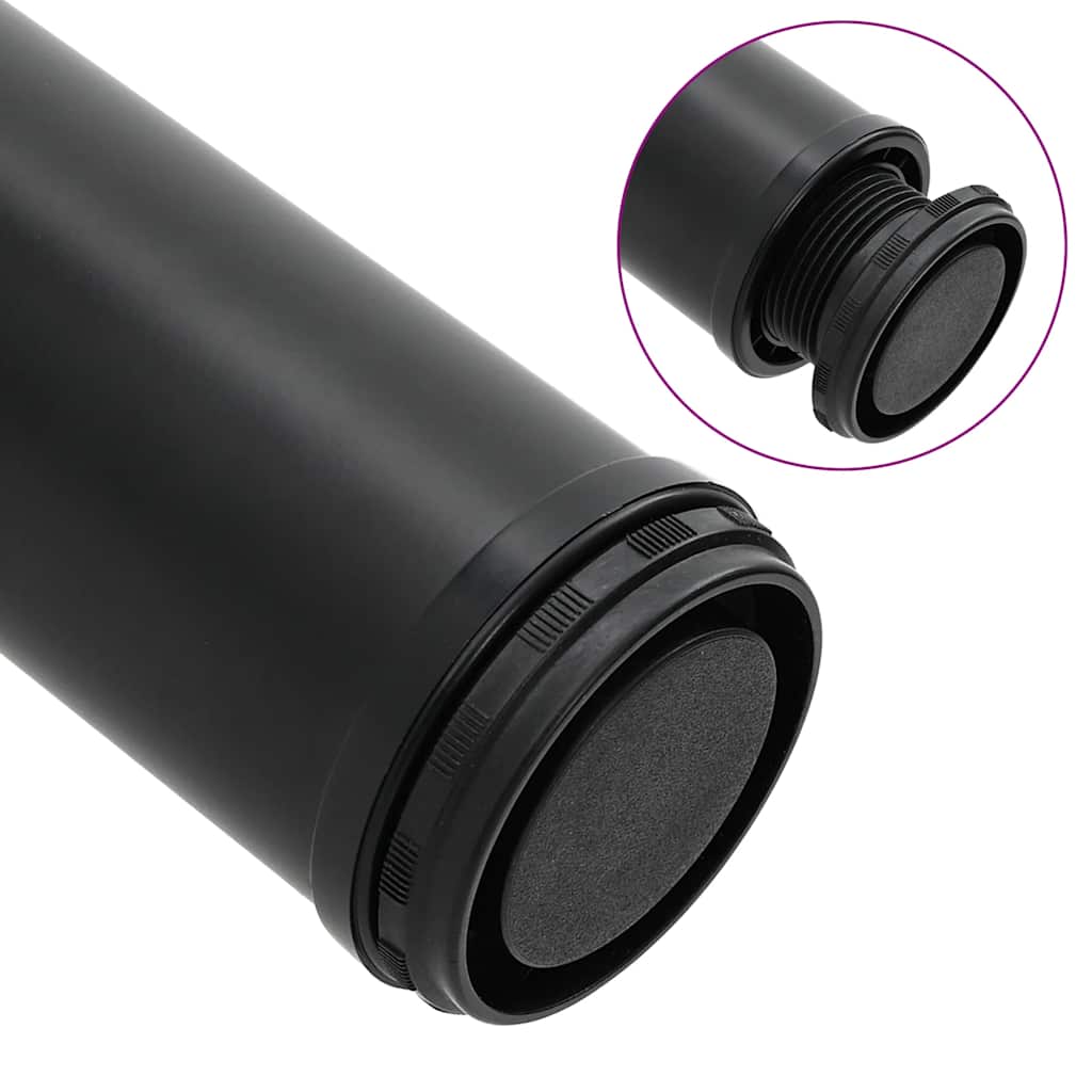 Tafelpoten in hoogte verstelbaar zwart 870 mm 4 st is nu te koop bij PeponiXL, paradijselijk wonen!