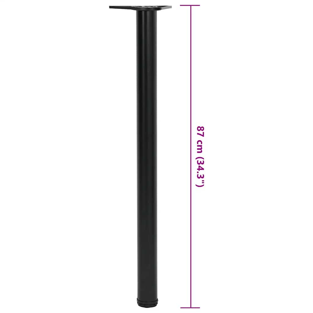 Tafelpoten in hoogte verstelbaar zwart 870 mm 4 st is nu te koop bij PeponiXL, paradijselijk wonen!