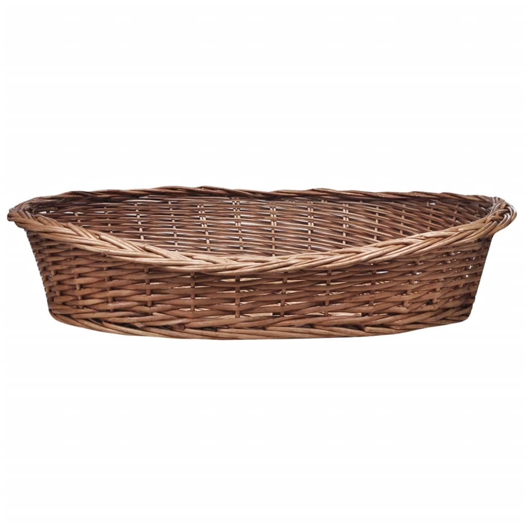Hondenmand/huisdierenbed 90 cm natuurlijk wilgen is nu te koop bij PeponiXL, paradijselijk wonen!