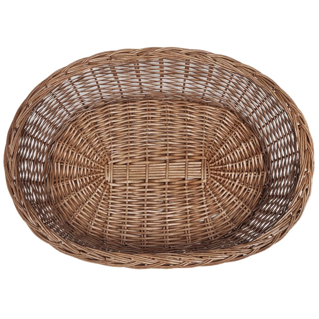 Hondenmand/huisdierenbed 90 cm natuurlijk wilgen is nu te koop bij PeponiXL, paradijselijk wonen!