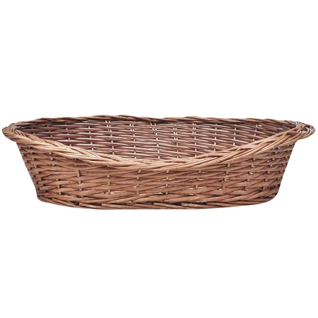 Hondenmand/huisdierenbed 69 cm natuurlijk wilgen is nu te koop bij PeponiXL, paradijselijk wonen!