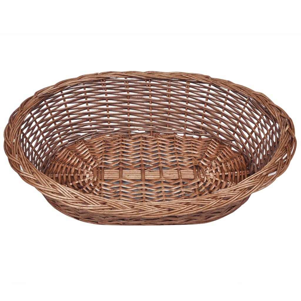 Hondenmand/huisdierenbed 69 cm natuurlijk wilgen is nu te koop bij PeponiXL, paradijselijk wonen!