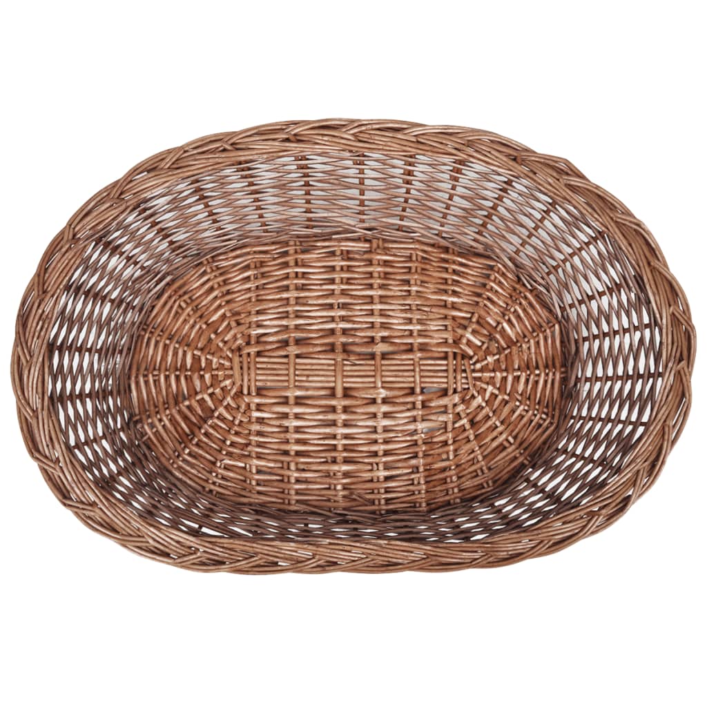 Hondenmand/huisdierenbed 50 cm natuurlijk wilgen is nu te koop bij PeponiXL, paradijselijk wonen!