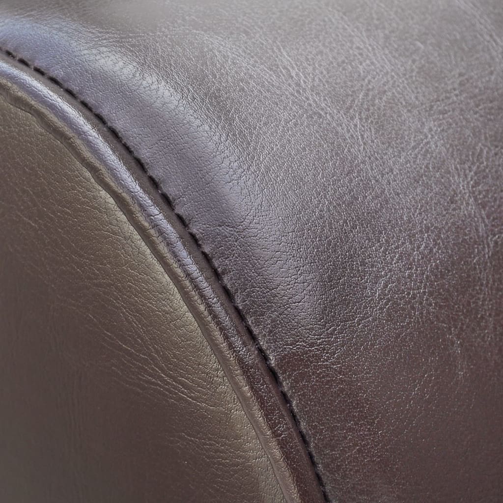 Chaise longue kunstleer bruin is nu te koop bij PeponiXL, paradijselijk wonen!