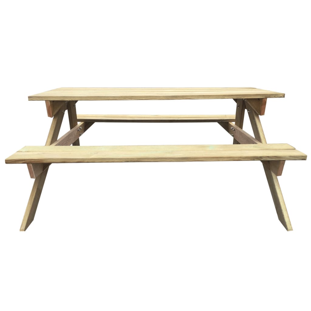 Picknicktafel 150x135x71,5 cm hout is nu te koop bij PeponiXL, paradijselijk wonen!