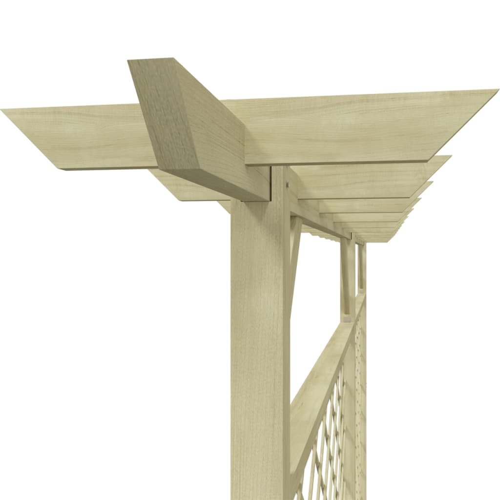 Tuinhek met latwerk en pergola hout is nu te koop bij PeponiXL, paradijselijk wonen!