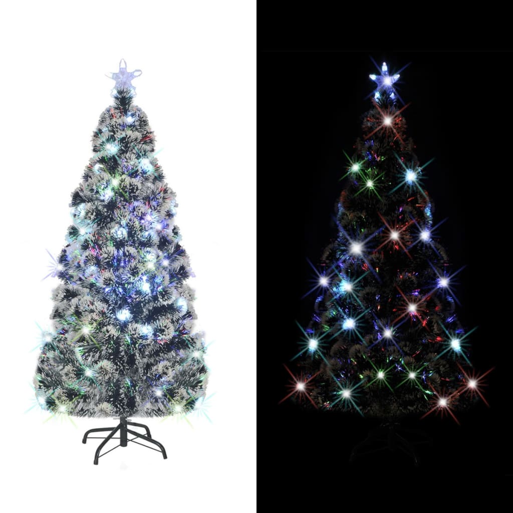 Voorverlichte kerstboom met standaard en LED 180 cm glasvezel is nu te koop bij PeponiXL, paradijselijk wonen!