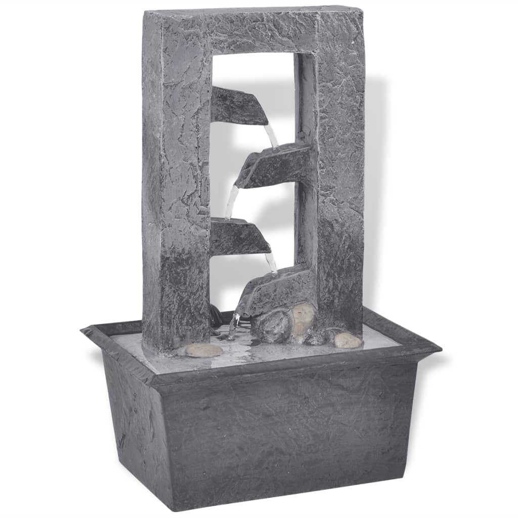 Binnenfontein met LED-licht polyresin is nu te koop bij PeponiXL, paradijselijk wonen!