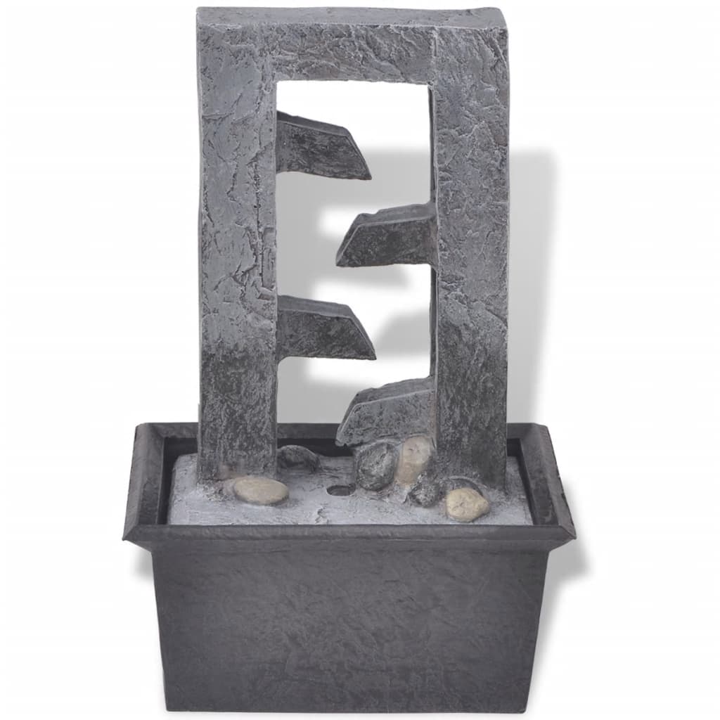 Binnenfontein met LED-licht polyresin is nu te koop bij PeponiXL, paradijselijk wonen!