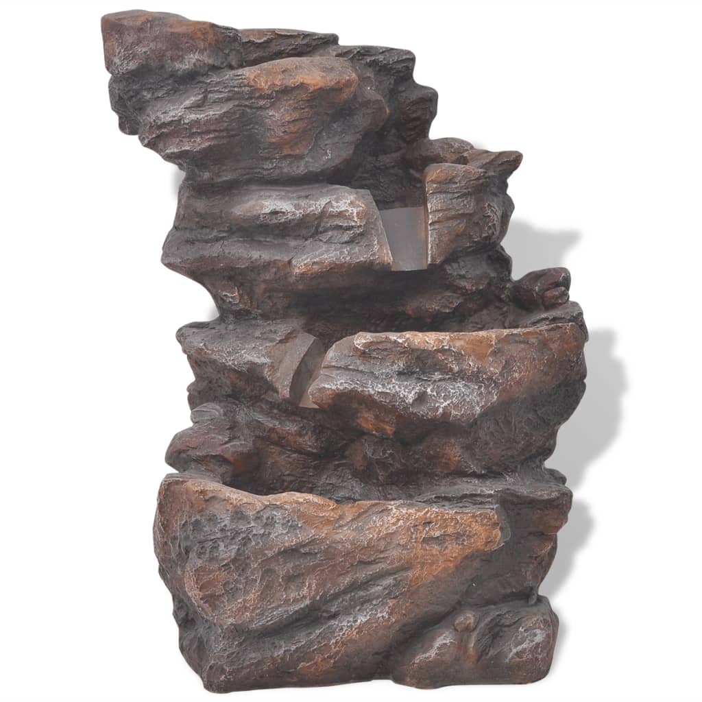 binnenfontein met LED licht poly-hars is nu te koop bij PeponiXL, paradijselijk wonen!