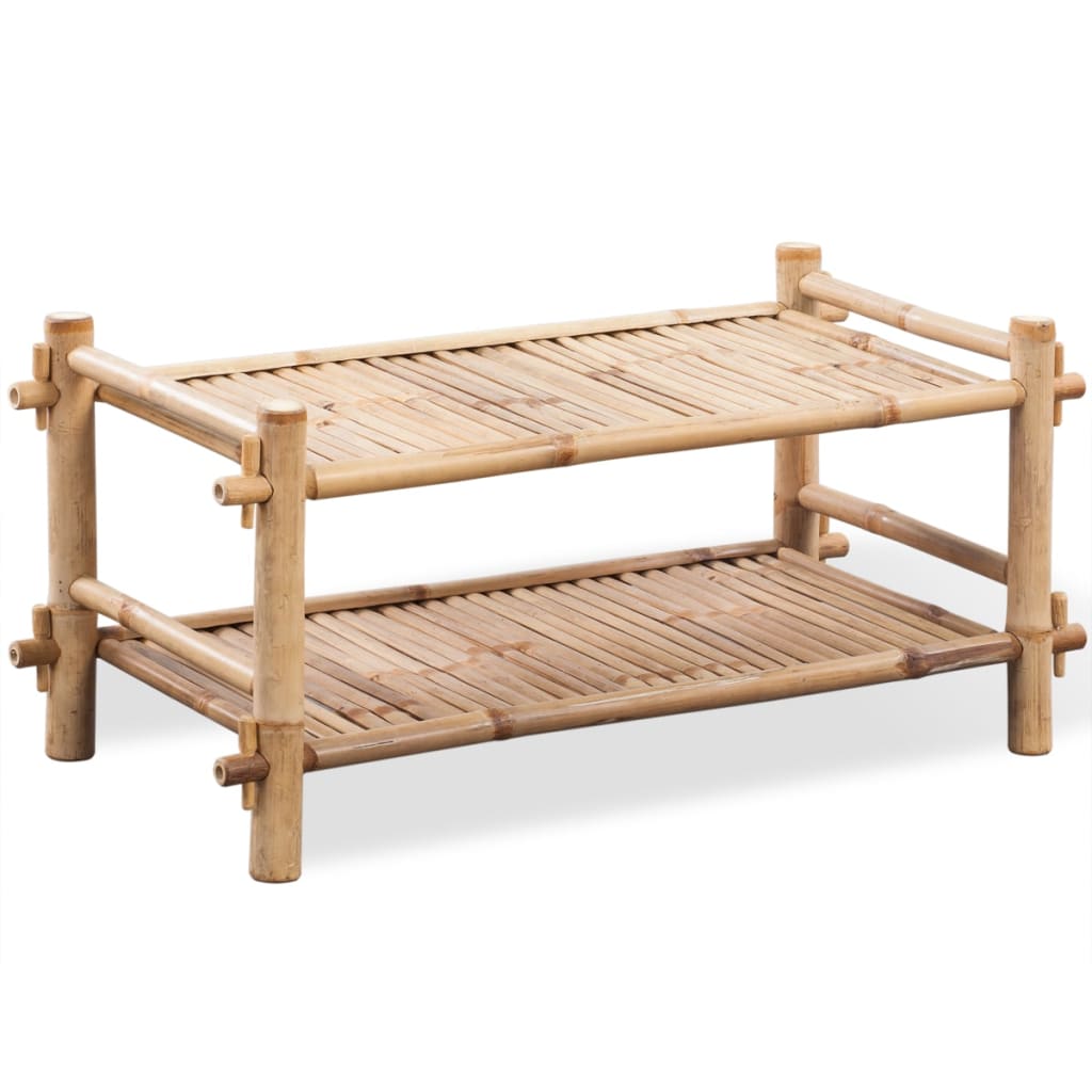 Schoenenrek bamboe twee lagen is nu te koop bij PeponiXL, paradijselijk wonen!