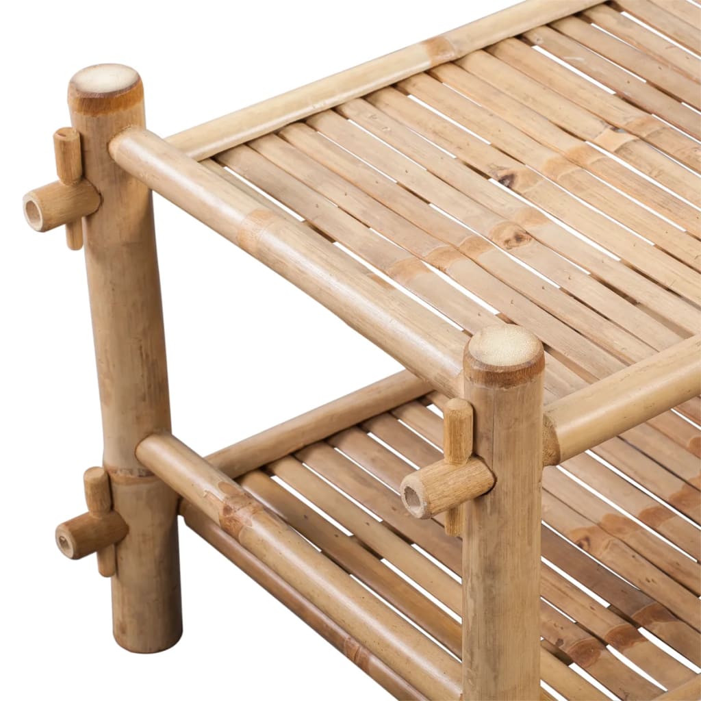 Schoenenrek bamboe twee lagen is nu te koop bij PeponiXL, paradijselijk wonen!