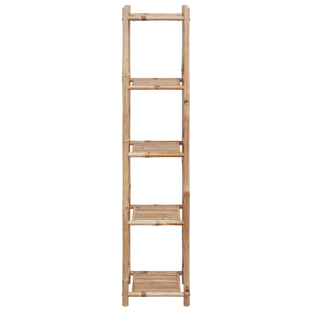 Rek 5-laags vierkant bamboe is nu te koop bij PeponiXL, paradijselijk wonen!