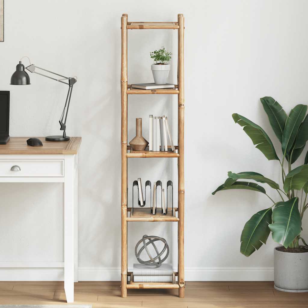 Rek 5-laags vierkant bamboe is nu te koop bij PeponiXL, paradijselijk wonen!
