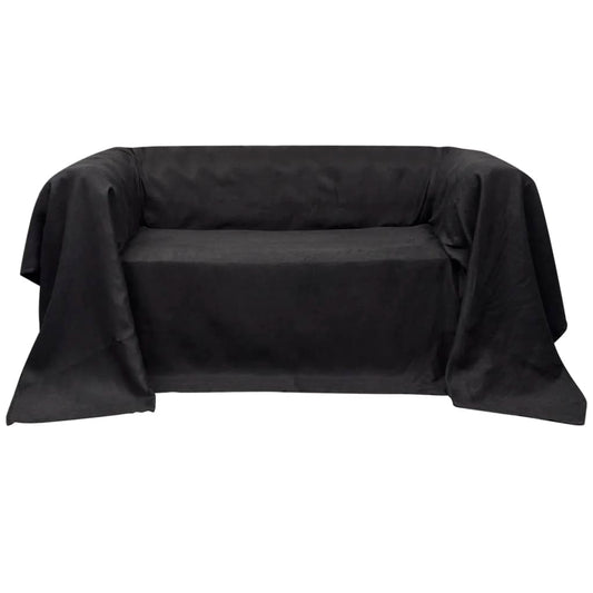 Bankhoes 210x280 cm microsuède antraciet is nu te koop bij PeponiXL, paradijselijk wonen!